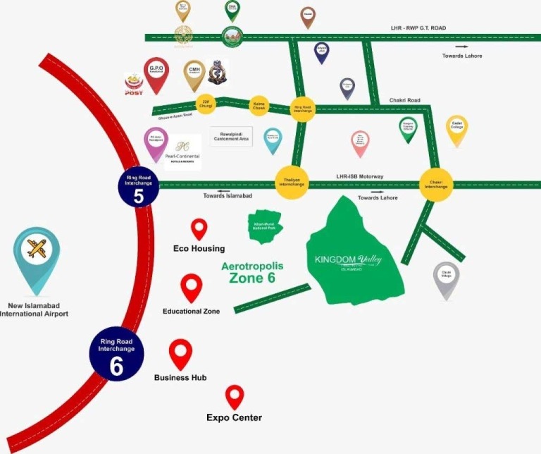 Kingdom Valley Location and Map