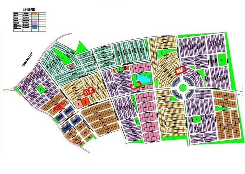 Map of the Kingdom Valley Islamabad